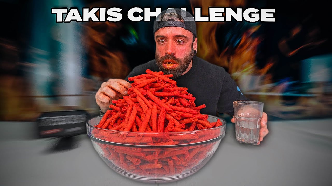 PUEDO COMER 1.000 TAKIS PICANTES en 10 MINUTOS? 🔥 *spicy challenge* (no vuelvo a hacer esto...)