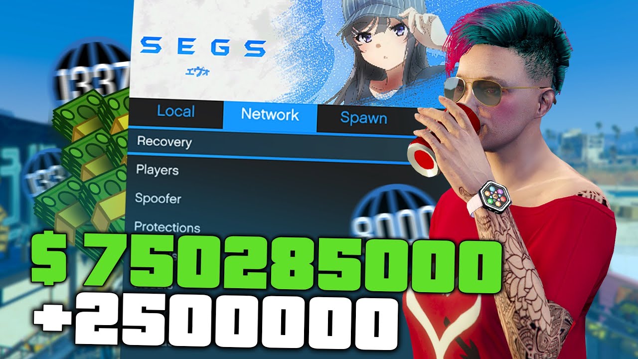 НАКРУТКА ДЕНЕГ ПО 2 МИЛЛИОНА! БЕСПЛАТНЫЙ ЧИТ НА ГТА 5 ОНЛАЙН 1.57 (GTA 5 ONLINE)