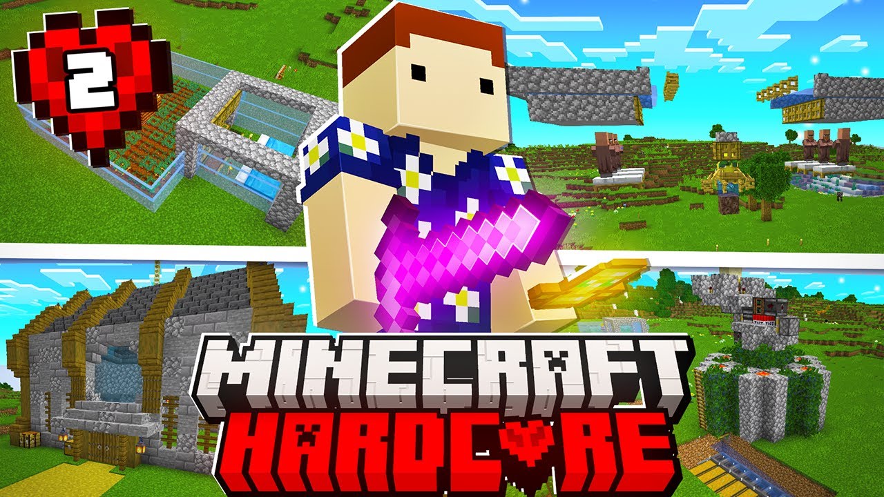 I built a HUGE CAR FARM in Minecraft Hardcore #2