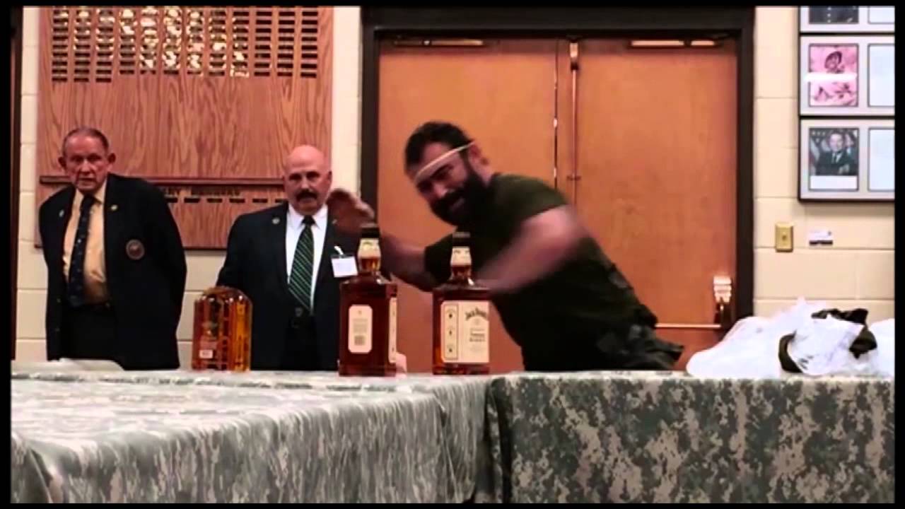 Martial Arts Breaking Bottle Hapkido Grandmaster Chris Garland