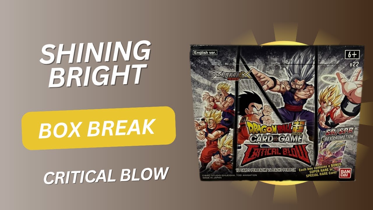 WE WENT BACK IN TIME!!! | Criticial Blow | Dragon Ball Super Card Game