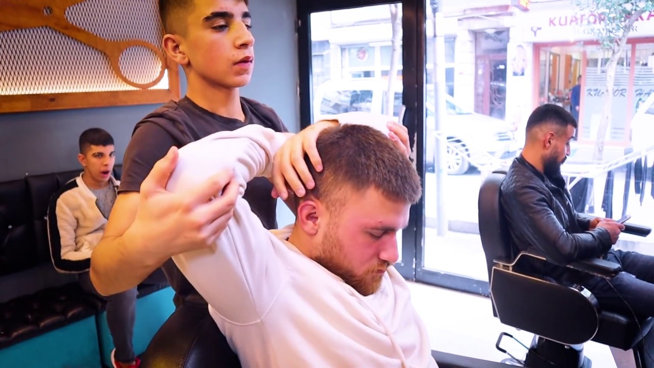 YOUNG BARBER ASMR SLEEP THERAPY | ASMR MASSAGE LIKE A SLEEP MUSIC