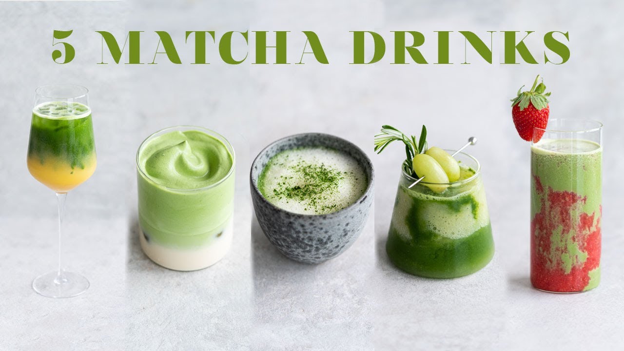5 вкусных напитков матча, которые можно попробовать дома