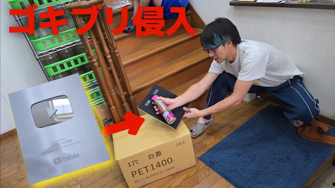 銀の盾内部がゴキブリの棲みかになってたから殺虫剤噴射してみたんだけど