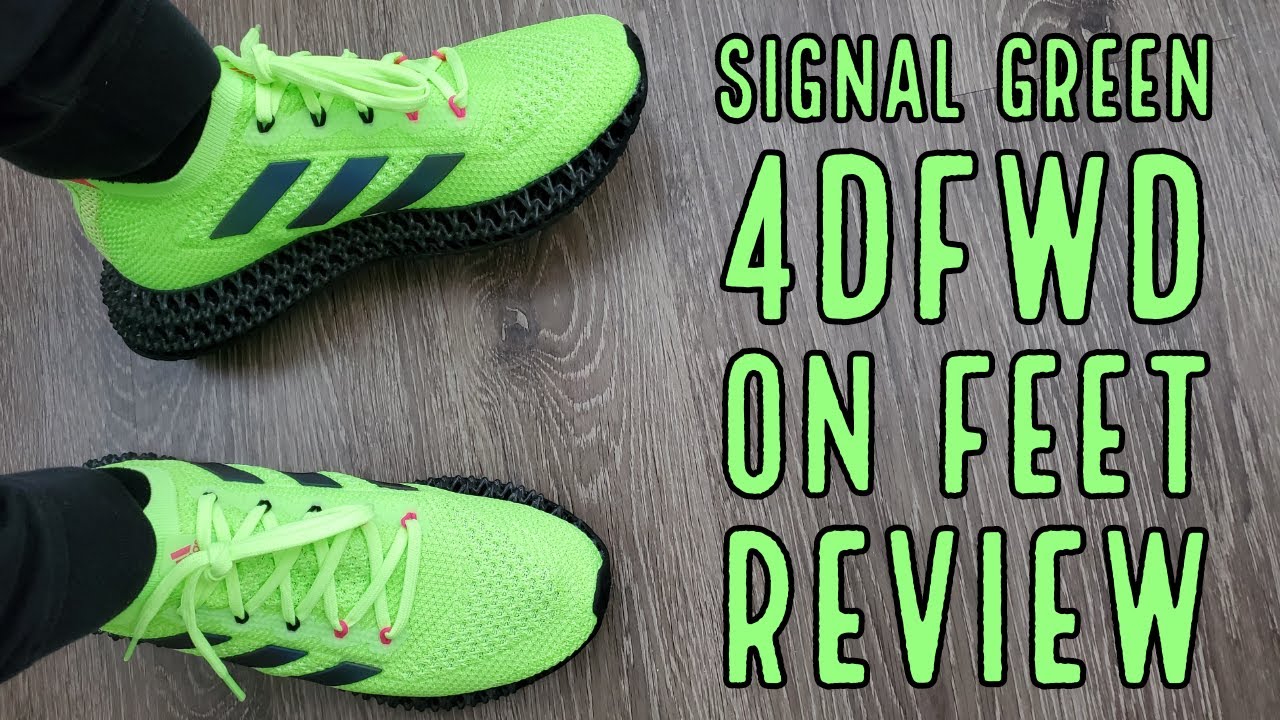 Adidas 4DFWD 'Signal Green' On Feet Review (Q46445) #4DFWD