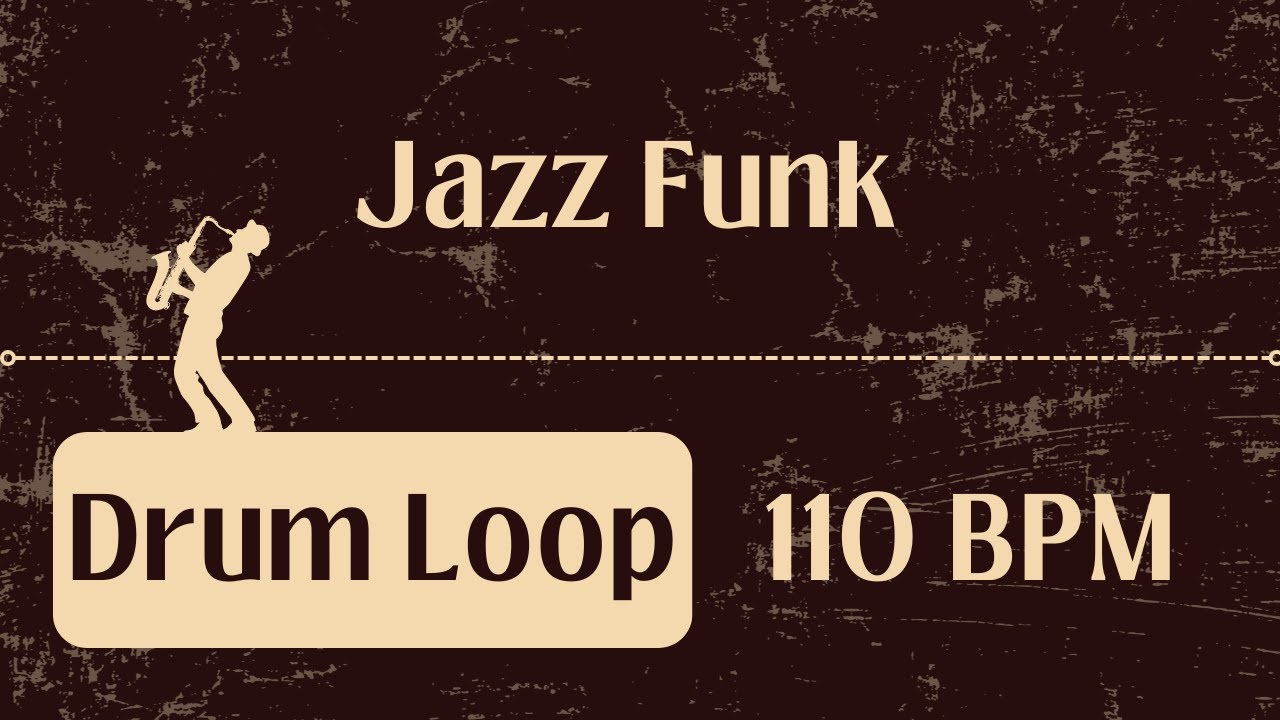 Jazz Funk drum track for noodling for hours