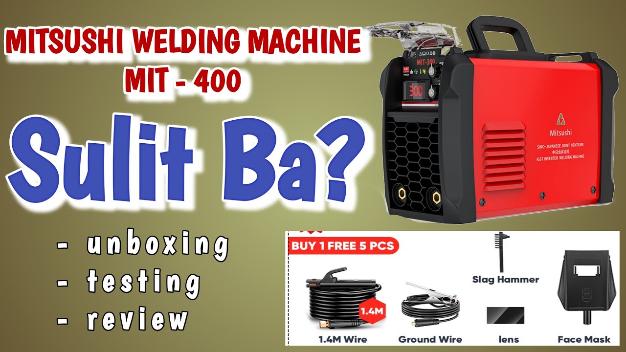 Mitsushi Welding Machine MIT-400: Unboxing & Review