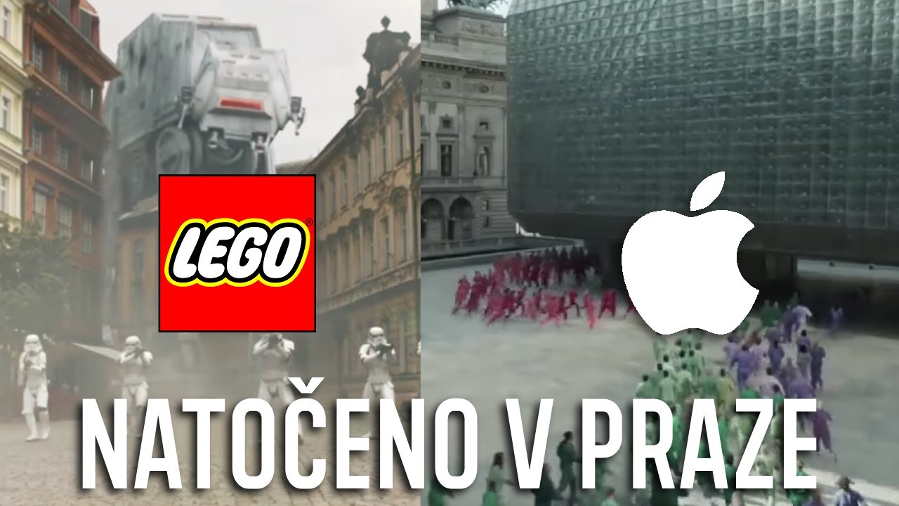Reklamy a videoklipy natočené v Praze (Kanye West, Apple, Jay-Z, LEGO)