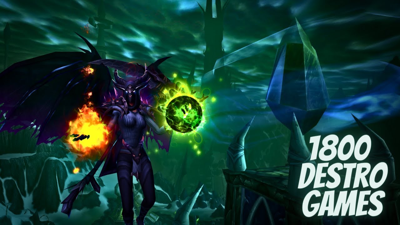 Destruction Warlock 1800 Rating gameplay PVP 10.1.5