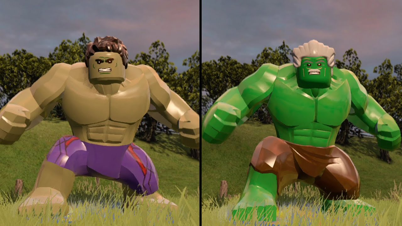 LEGO Marvel's Avengers - Hulk vs Excelsior Hulk - CoOp Fight | Free Roam Gameplay [HD 1080p]