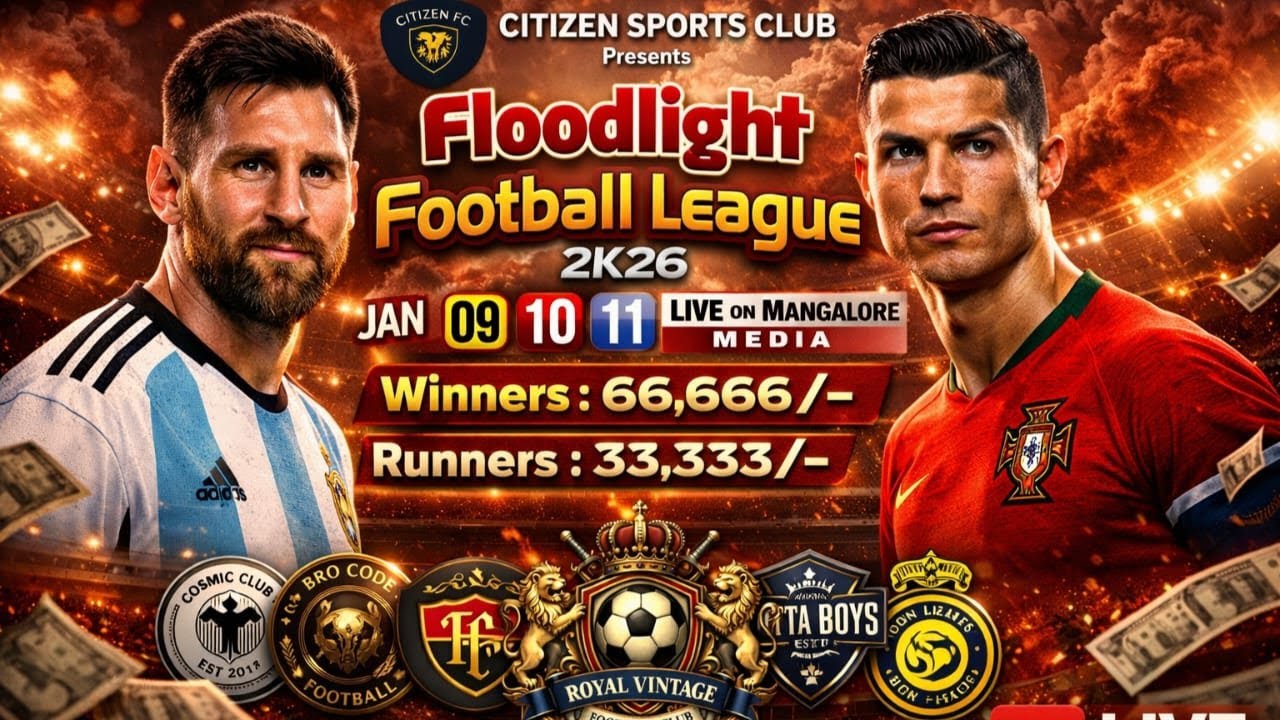Floodlight Football League 2K26 Season 05  DAY 2• Organized by Citizen Sports ClubLive from Citizen