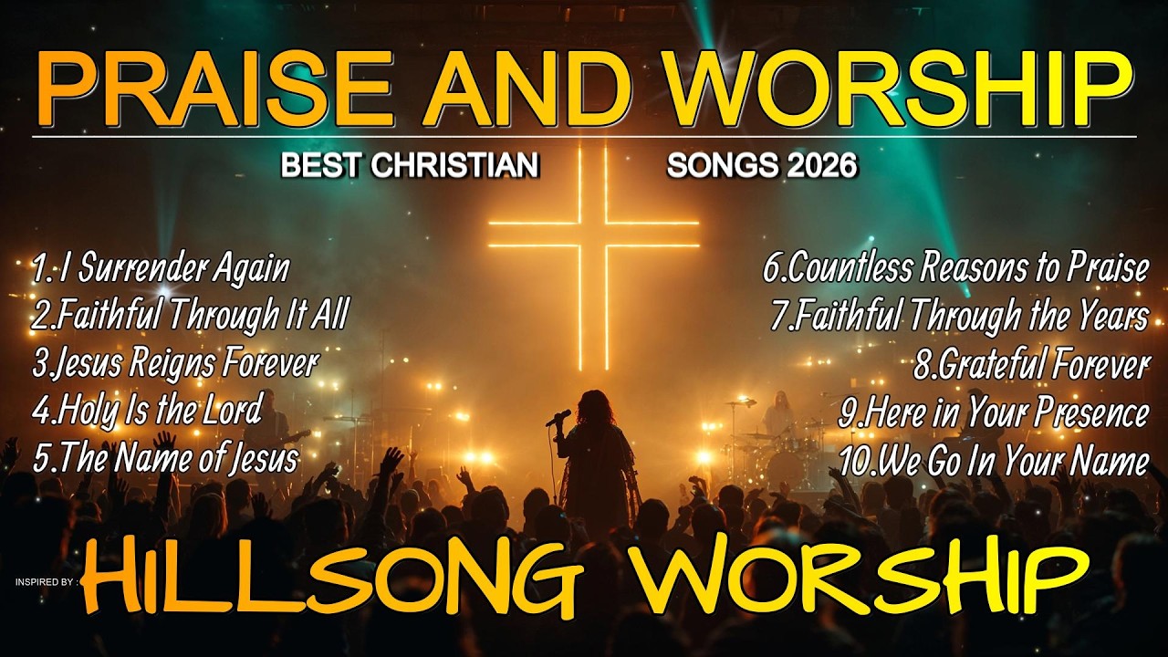 Hillsong Worship style, Christian Music Playlist, Worship Music 2026, Praise And Worship Songs
