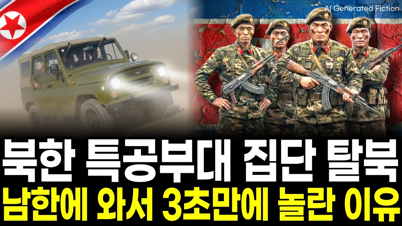 북한 특공부대 집단 탈북! 국정원도 놀라 자빠진 이유 |탈북민사연 | 탈북스토리  | AI 드라마