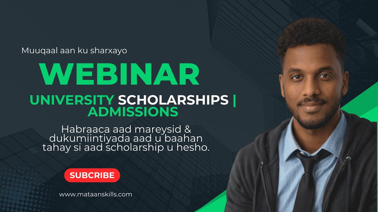 Webinar: Scholarships | Shuruudaha Admission 📄 | How to Apply Palermo University Scholarship 🇮🇹📚