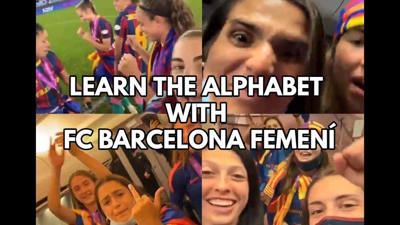 Learn the alphabet with FC Barcelona Femení
