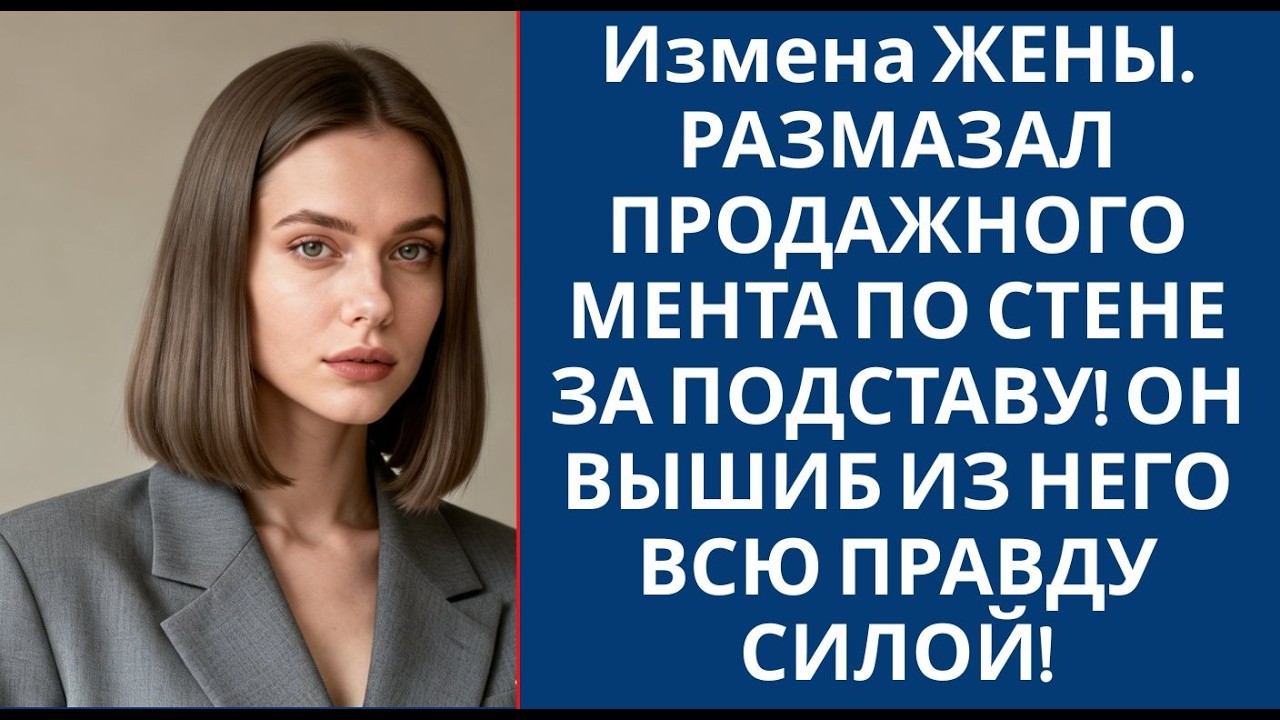 Измена ЖЕНЫ  РАЗМАЗАЛ ПРОДАЖНОГО МЕНТА ПО СТЕНЕ ЗА ПОДСТАВУ! ОН ВЫШИБ ИЗ НЕГО ВСЮ ПРАВДУ СИЛОЙ!