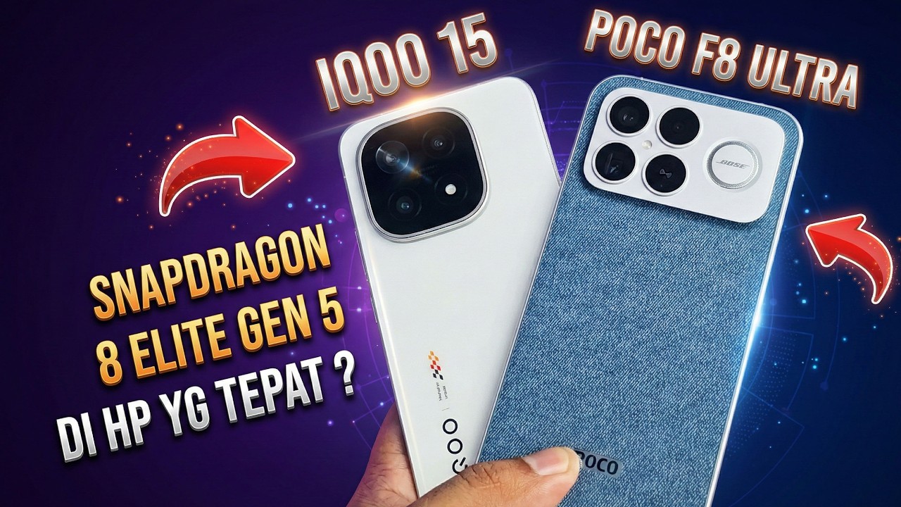 Adu Sengit Flagship ! Full Perbandingan IQOO 15 vs POCO F8 Ultra Mendang Mending ?