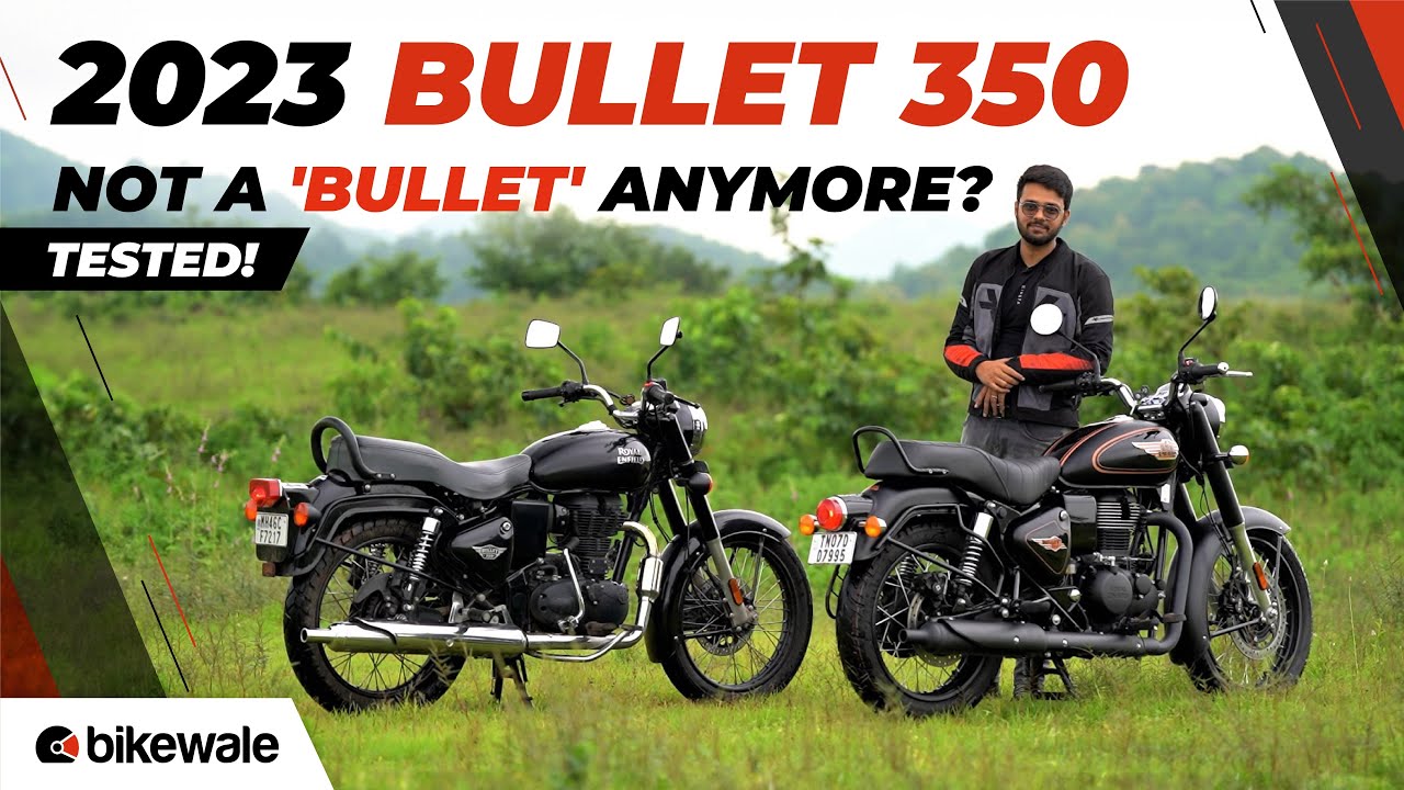 Обзор Royal Enfield Bullet 350 2023 года | Слишком похоже на Classic 350? | BikeWale