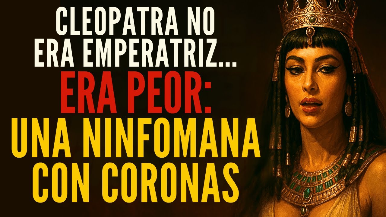 Cleopatra NO era Emperatriz... Era Peor: Una NINFÓMANA con Coronas