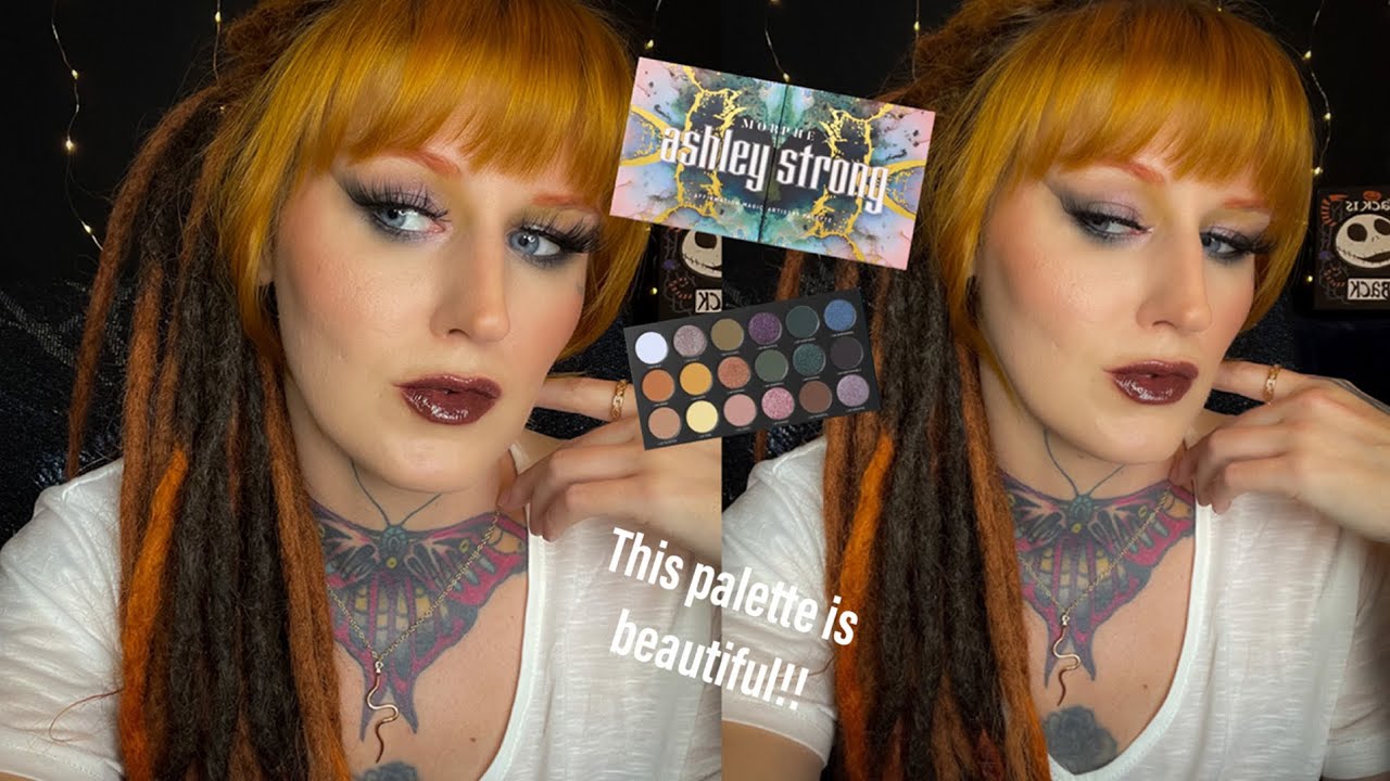 1st look using the Morphe X Ashley Strong Affirmation Magic artistry palette
