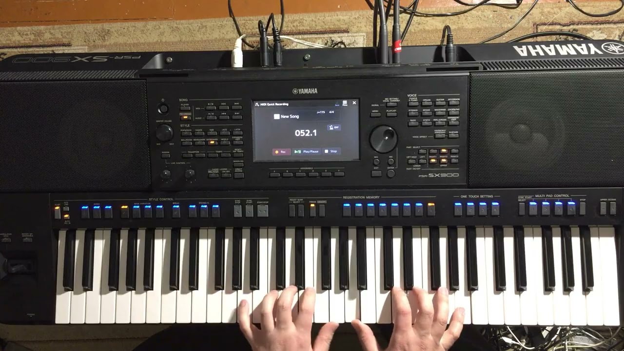 Я тебя рисую (Р.Паулс) Yamaha PSR-SX900