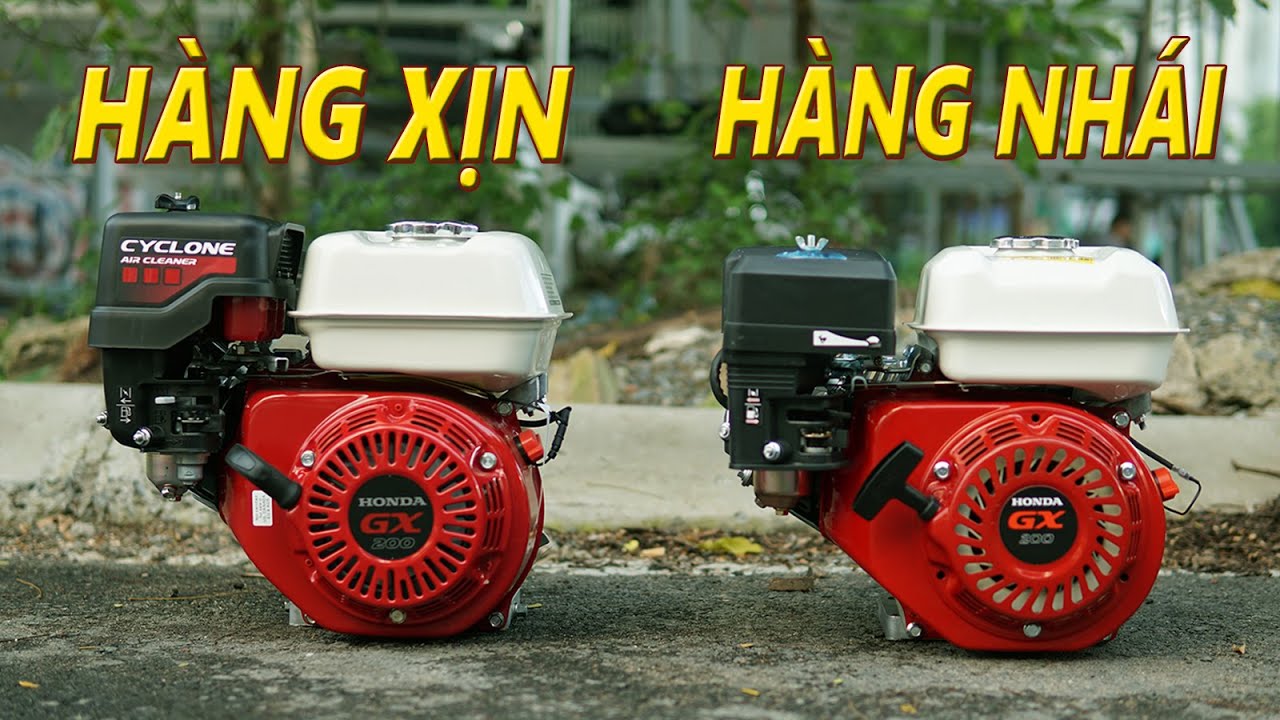 PHÂN BIỆT Chi Tiết Động Cơ Xăng Honda 6.5HP HÀNG XỊN Và HÀNG NHÁI