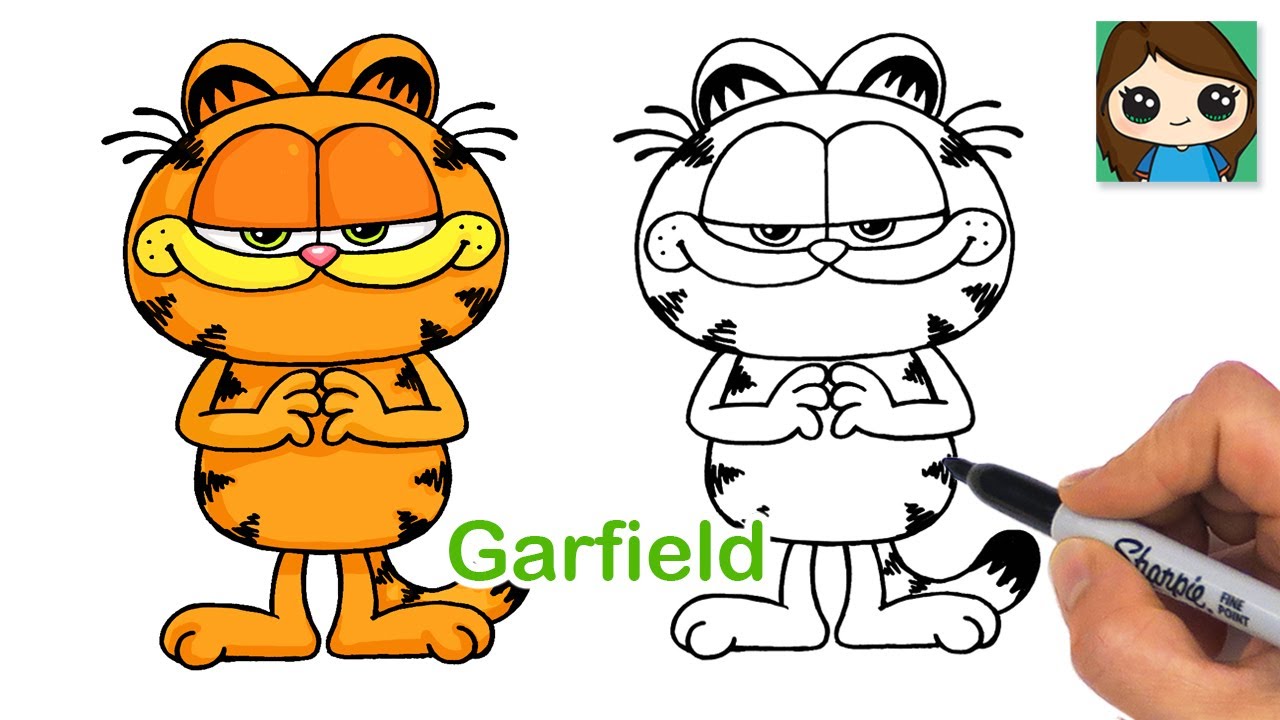 How to Draw Garfield Cat