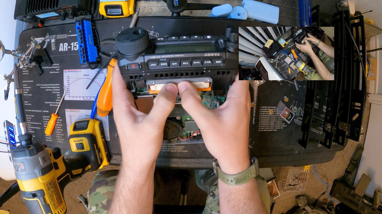 The Workbench: Yaesu FT891 fan upgrade