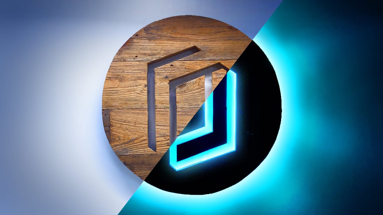 DIY Custom Reclaimed Barn Wood Sign with LED Lights