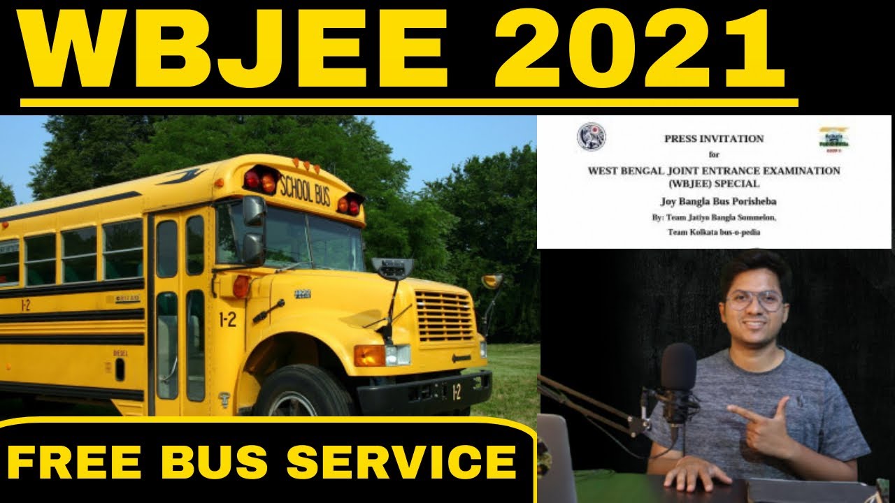 WBJEE 2021 | Commuting process to exam centres | Big relief for students | Free bus service ☺️