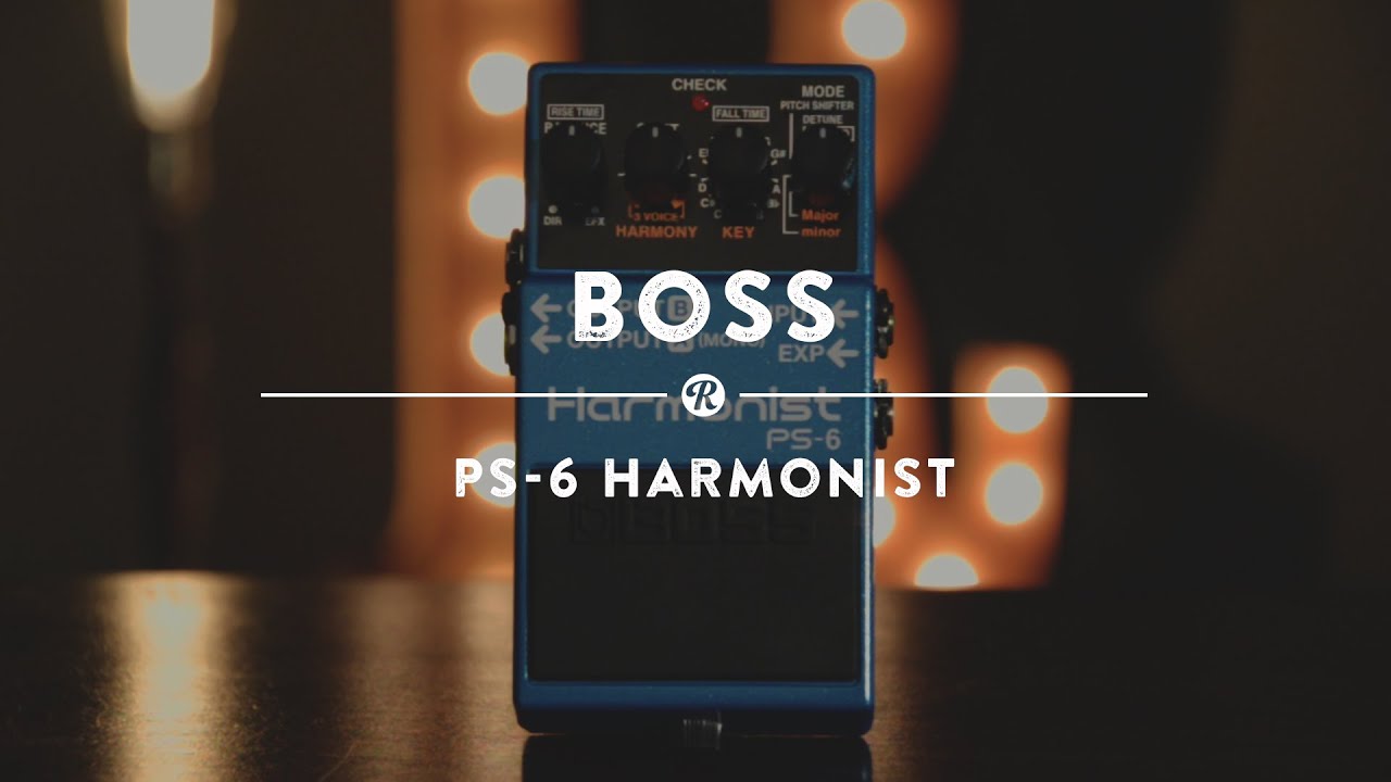Boss PS-6 Harmonist | Видео с демонстрацией реверберации