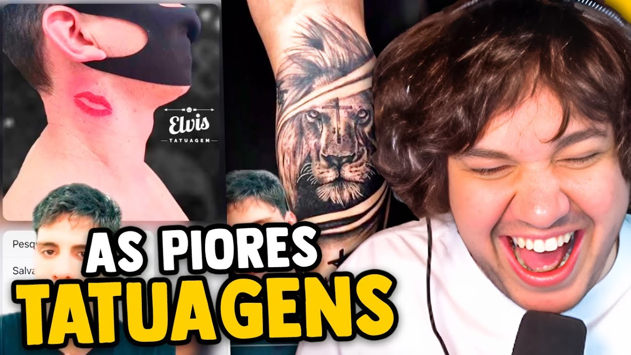 AS PIORES TATUAGENS DO TIKTOK KKKKKK
