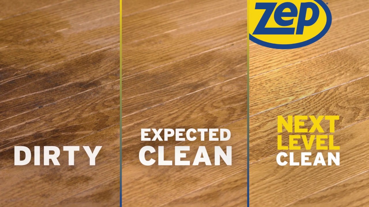 Zep Hardwood & Laminate Floor Cleaner | Streak-Free Shine, No Rinsing Required