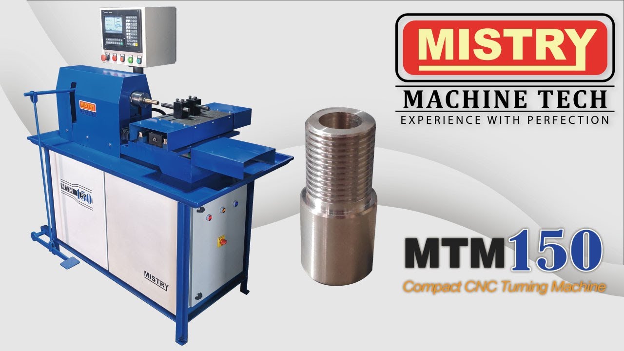 CNC Turning Machine ( MTM150 ) - Mistry Machine Tech Jamnagar #cnc #turningmachine #spm