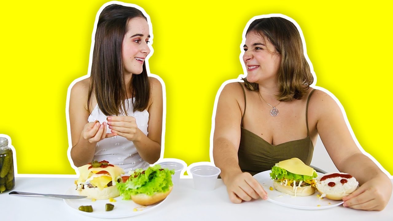 DESAFIO MONTE SEU HAMBÚRGUER!🍔😋
