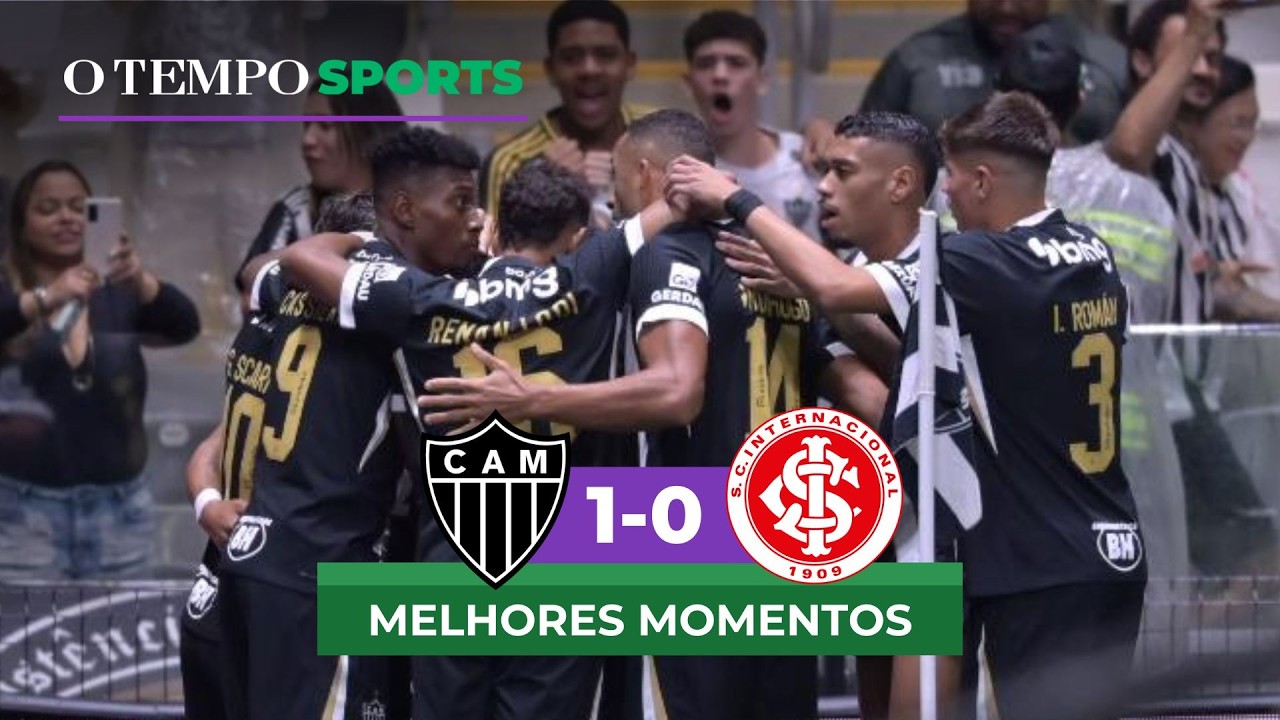 ATLÉTICO 1X0 INTERNACIONAL: Veja os MELHORES MOMENTOS da partida
