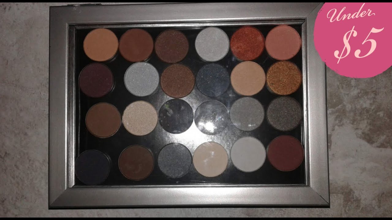 D.I.Y DOLLARTREE MAGNETIC PALETTE| D.I.Y Z-PALETTE