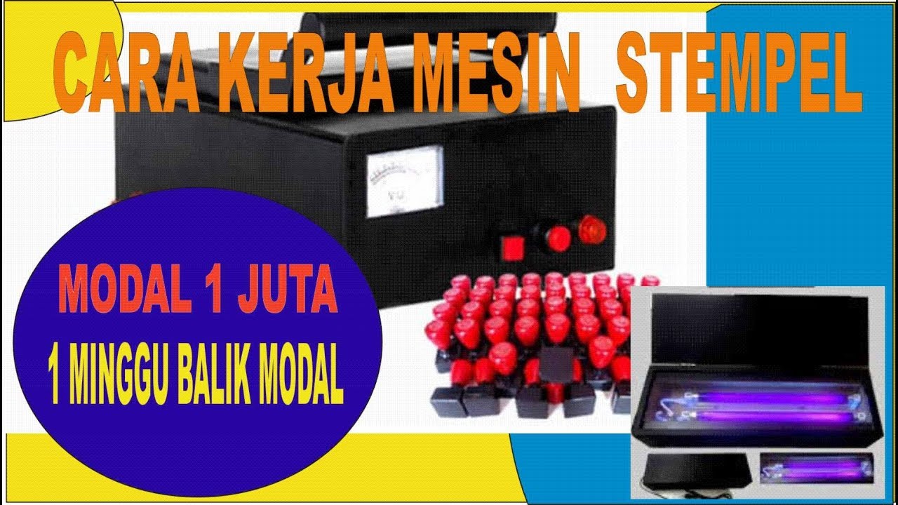 modal usaha cetak stempel cuma 1 jutaan/ mesin stempel warna /mesin stempel runaflek