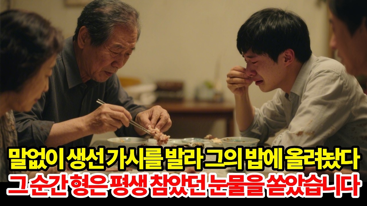 투박하지만 따뜻한 부산 아버지의 이야기. 말 한마디 없이도마음을 전할 줄 아는 사람이 있습니다.