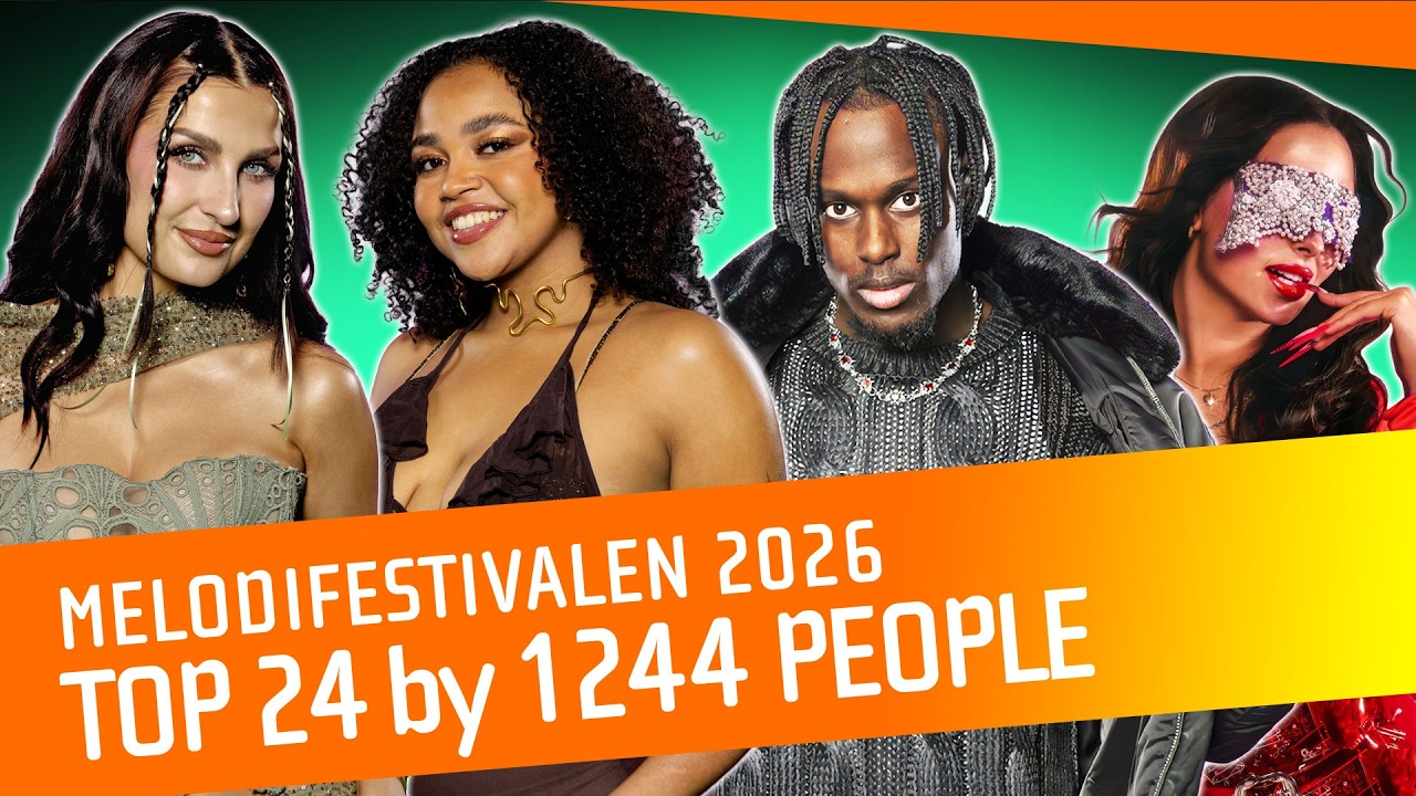 ТОП-24 по мнению 1244 человек - Melodifestivalen 2026 - Melfest — шведский отбор на Евровидение 2026