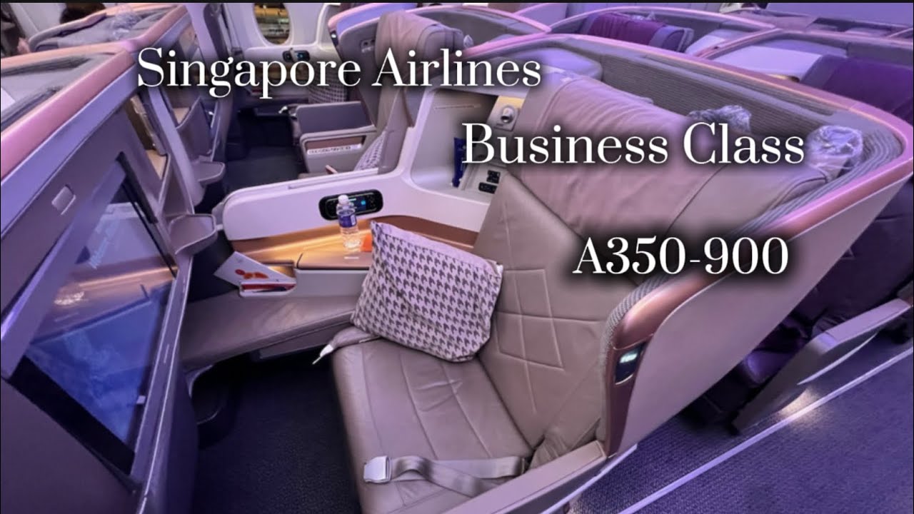 Singapore Airlines Business Class Review on the A350-900 from San Francisco 🇺🇸 to Singapore 🇸🇬 