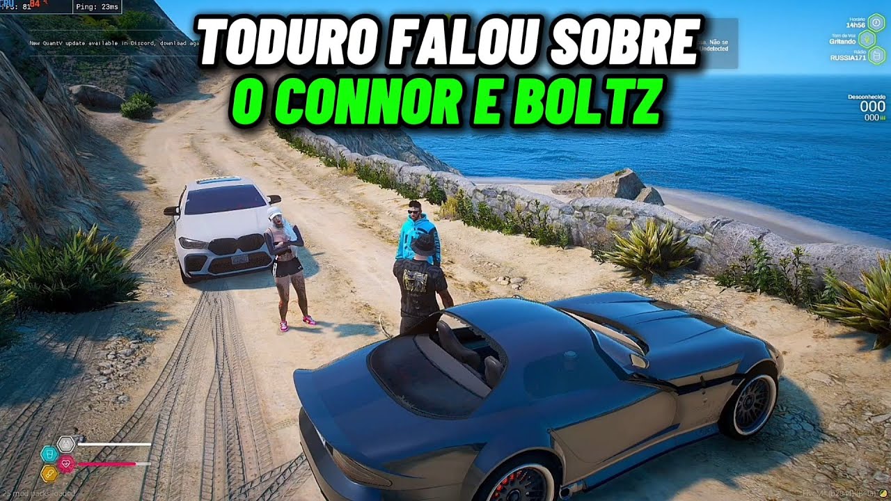 TODURO FALOU SOBRE O CONNOR E BOLTZ PARA O CAVEIRA E A VOLTA DO LO PADRINHO?