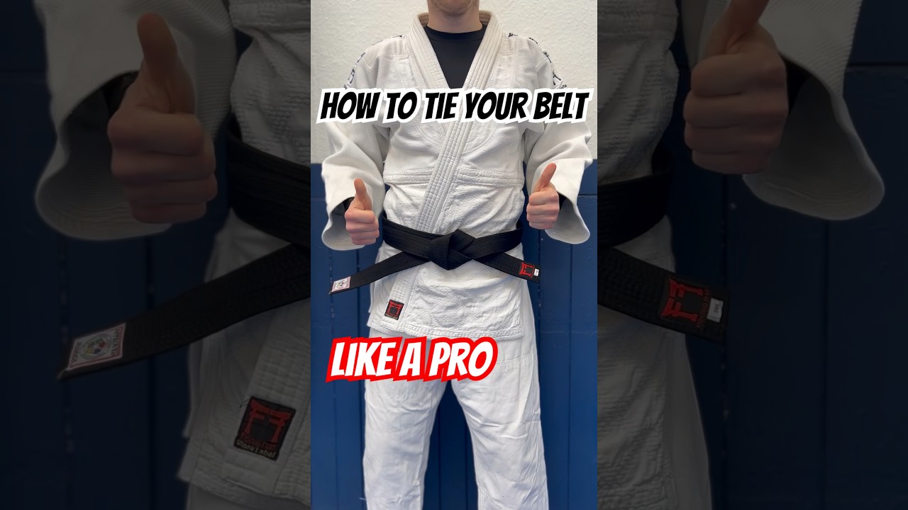 How to tie a Judo belt | Subscribe to support ❤️|  #judo #martialarts  #BJJ #sambo #kidsbjj