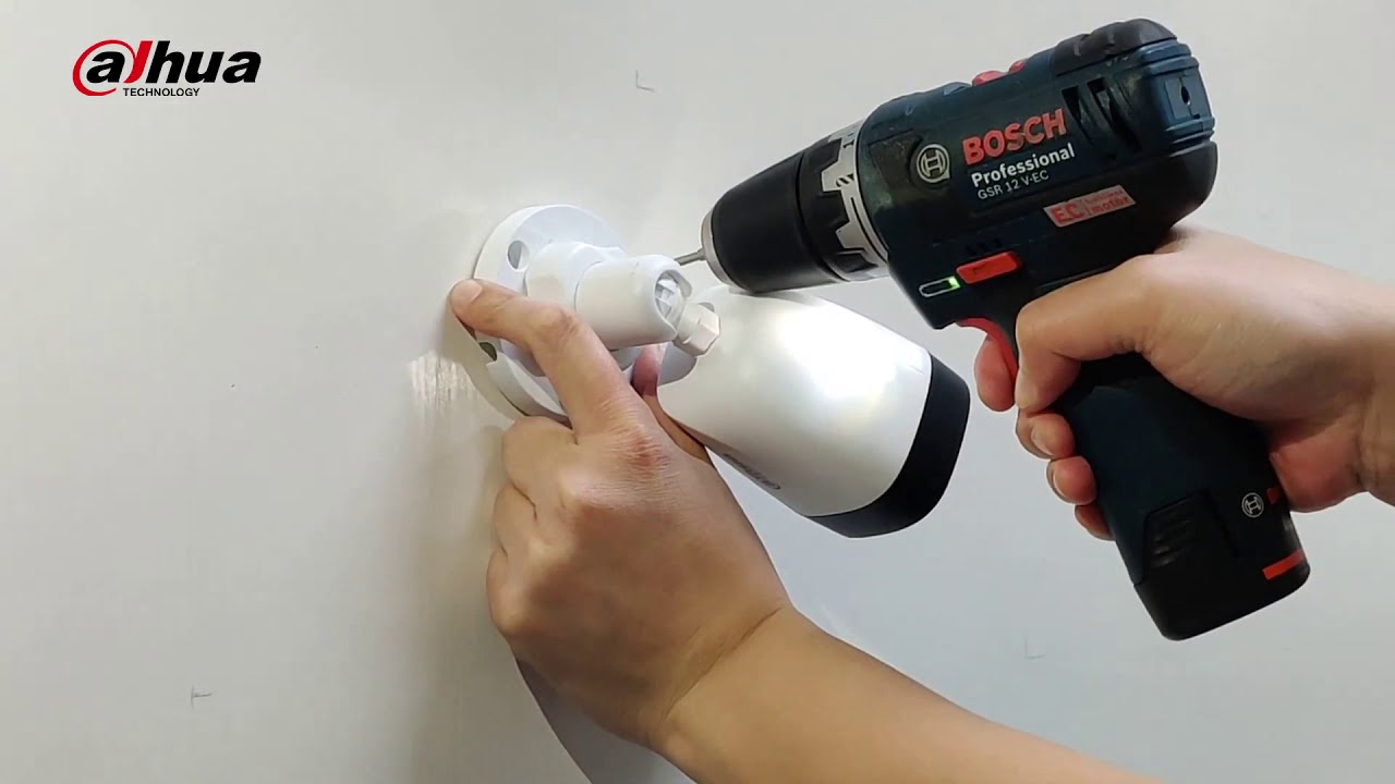 How to install a HDCVI camera-Dahua