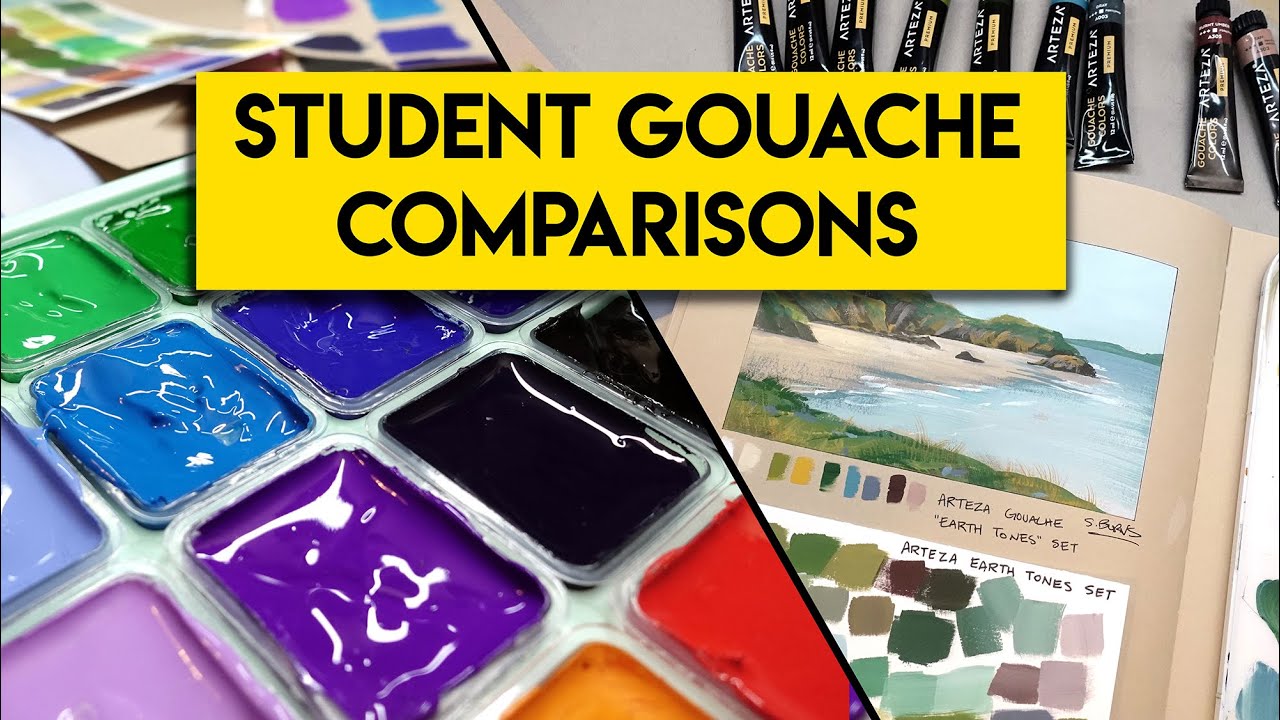 Are ARTEZA, HIMI, and CARAN D'ACHE Gouache REALLY that Different?