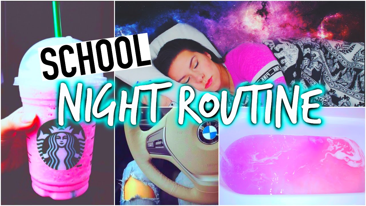 Night routine for school 2015