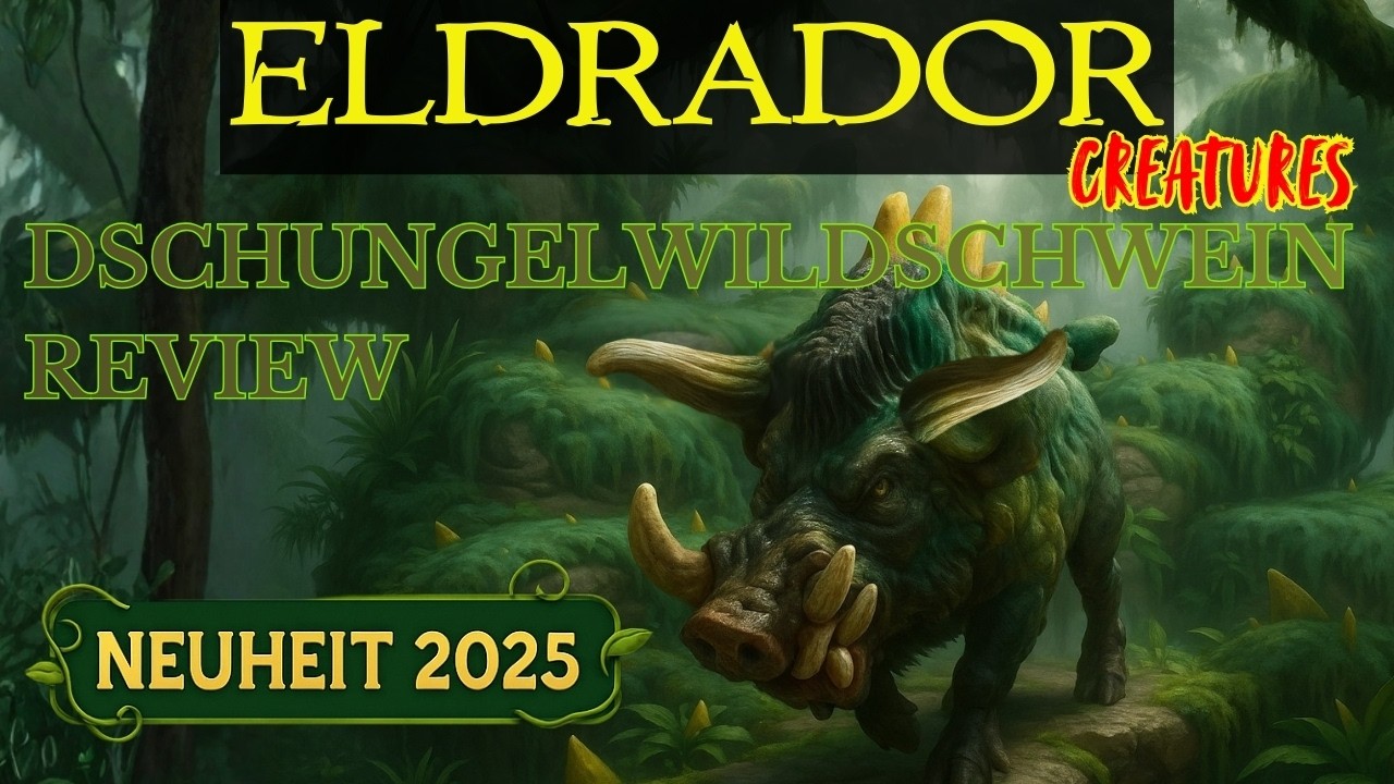 Eldrador Dschungelwildschwein Review 🐗 Neuheit 2025 ✨ Jungle Boar von Schleich Dschungelwelt 🌿