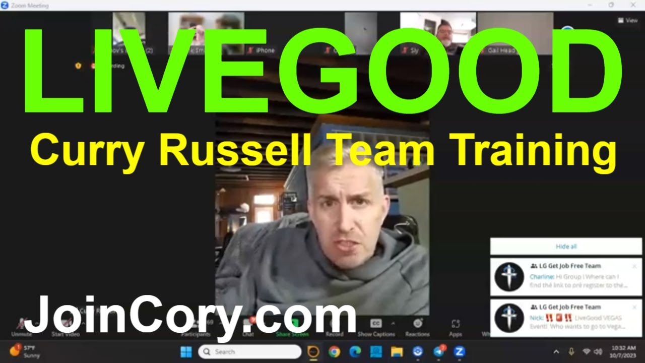 LIVEGOOD: Diamond Ranked Curry Russell, Full Team Training