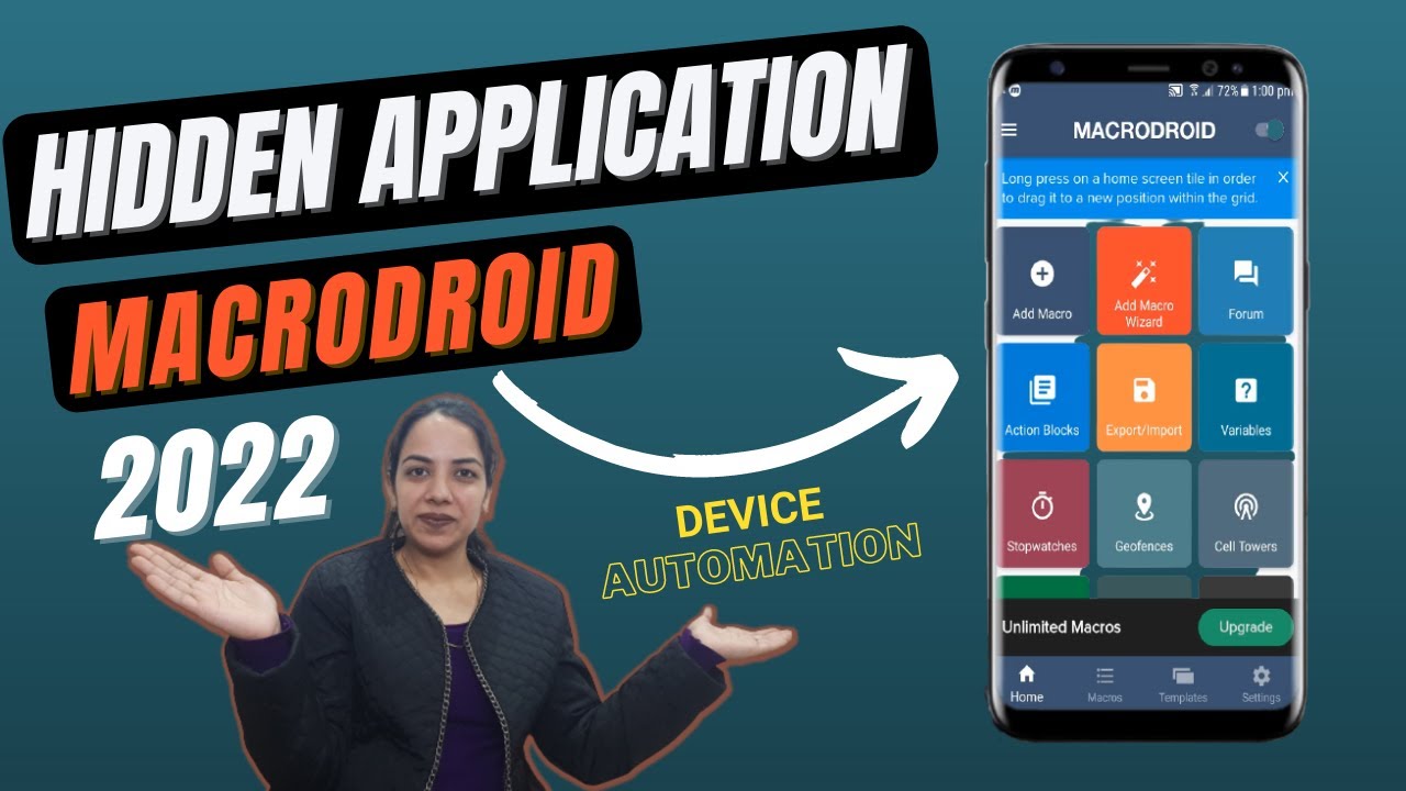 Macrodroid App: MacroDroid Device Automation | Hidden App for Android | Secret Application