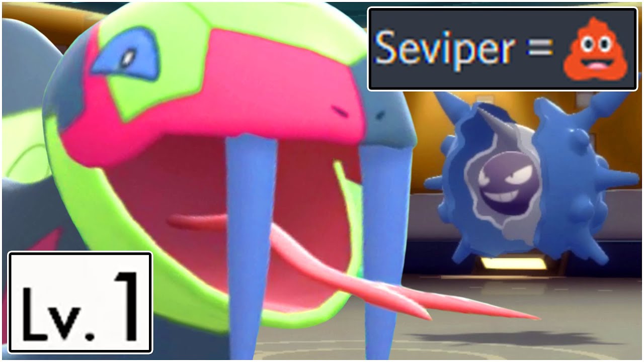 ★~EPIC SEVIPER SWEEP~★ LEVEL 1 Shiny Seviper Trolls SALTY Pokemon Player ! - Level 1 Pokemon Sweep